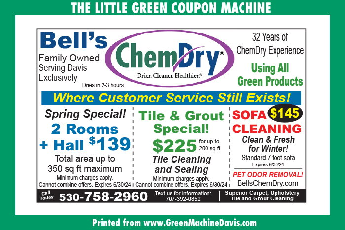 Bells ChemDry Coupon