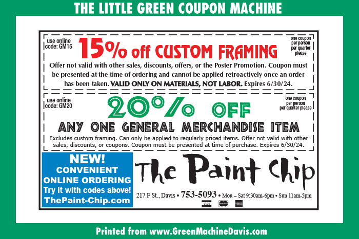 The Paint Chip Coupon
