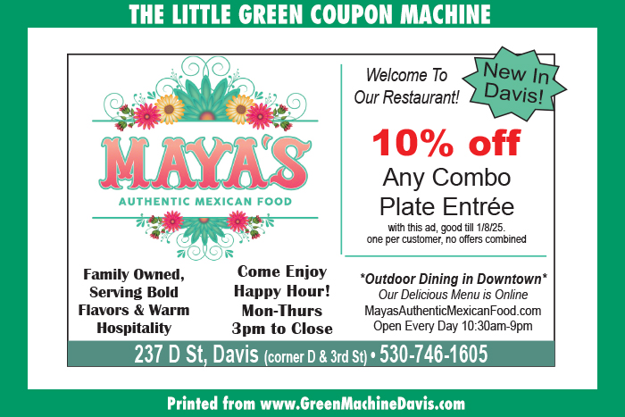 Mayas Mexican Food Coupon