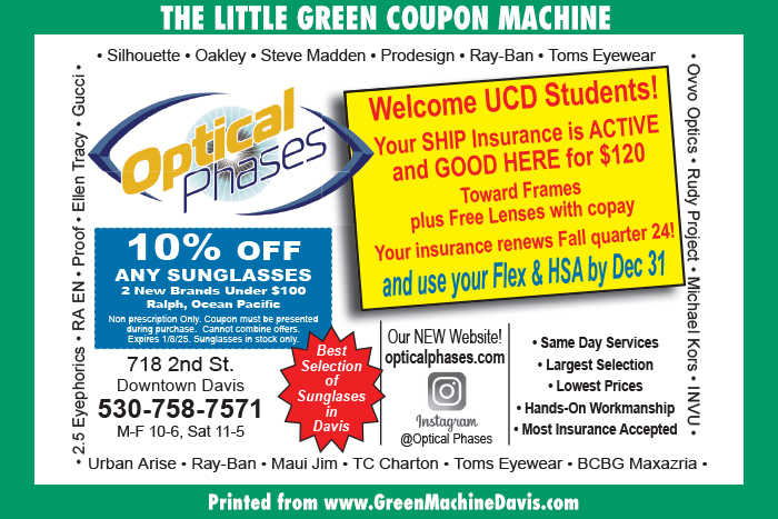 Optical Phases Coupon