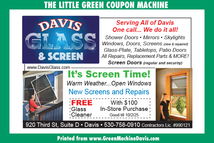 Davis Glass and Screen Coupon