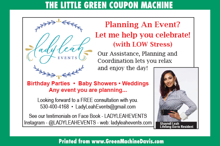 Lady Leah Events Coupon