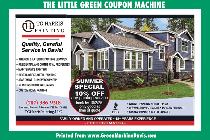 TG Harris Painting Coupon